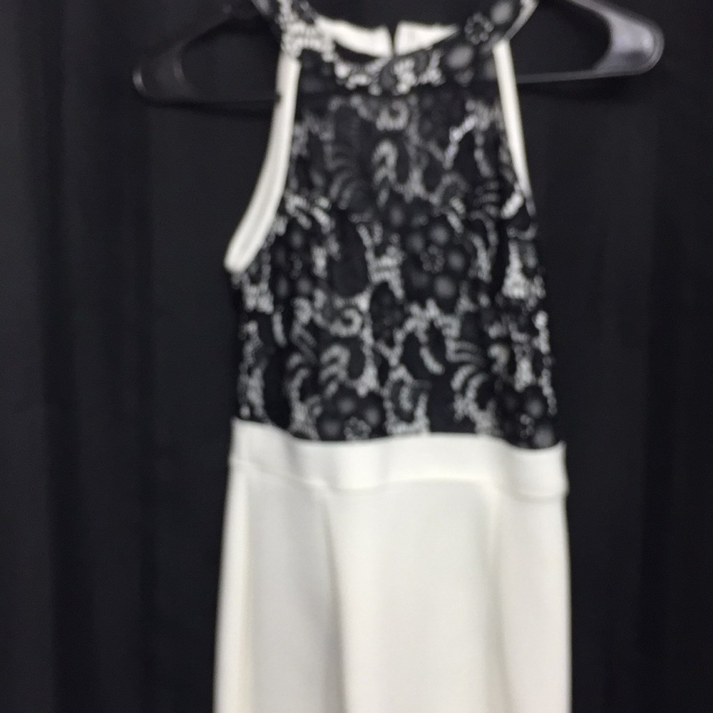 Black and White Cocktail Dress